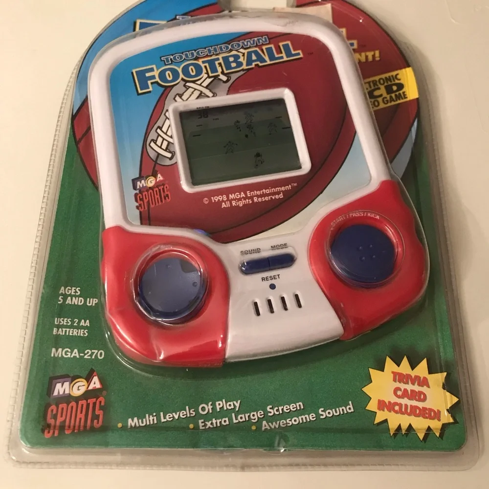 Blip Football Handheld Game - lot nfl